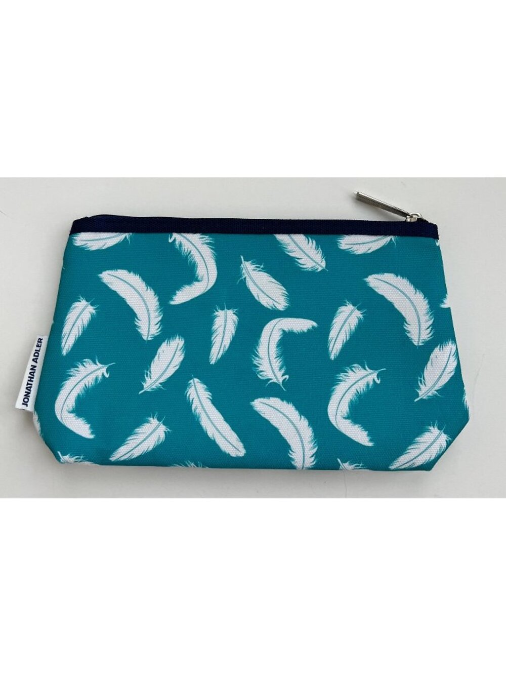 Clinique Makeup Cosmetic Bag Teal Feather